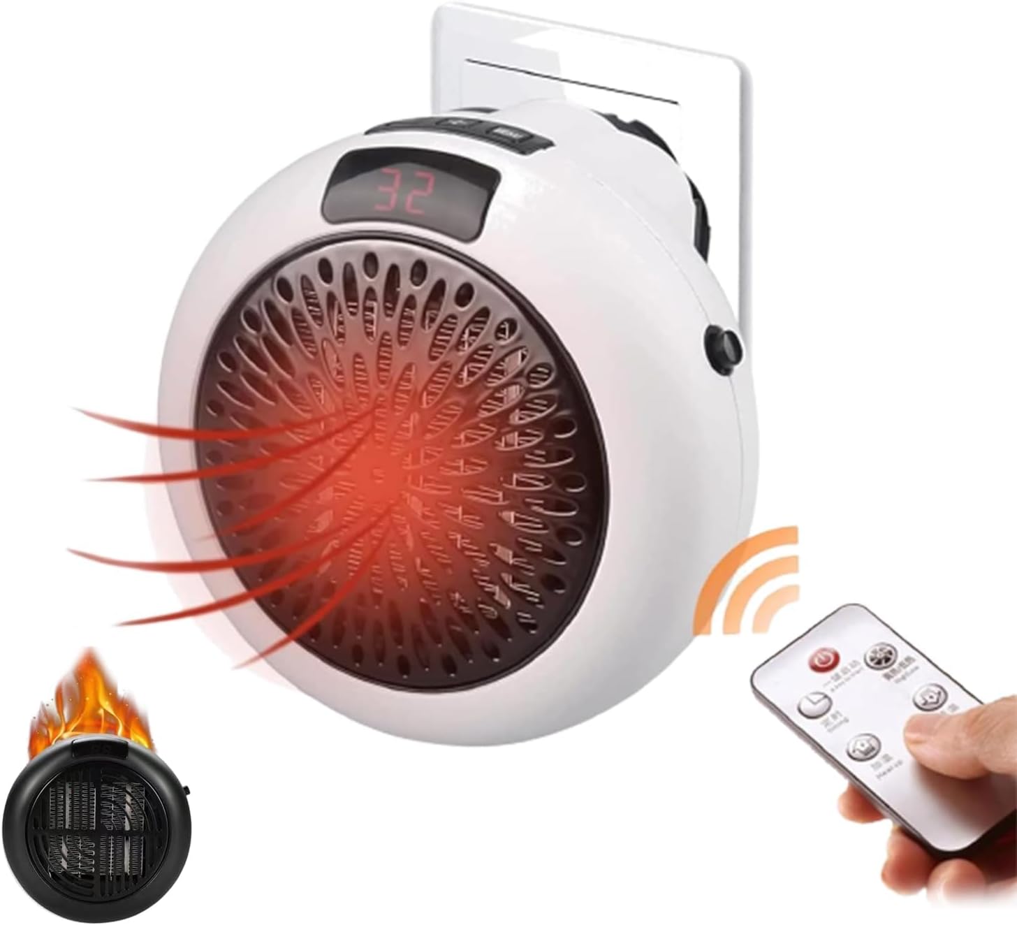 Hordozható elektromos mini fűtés