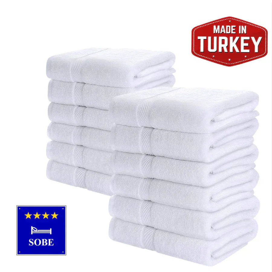 Fehér török pamut törölközők