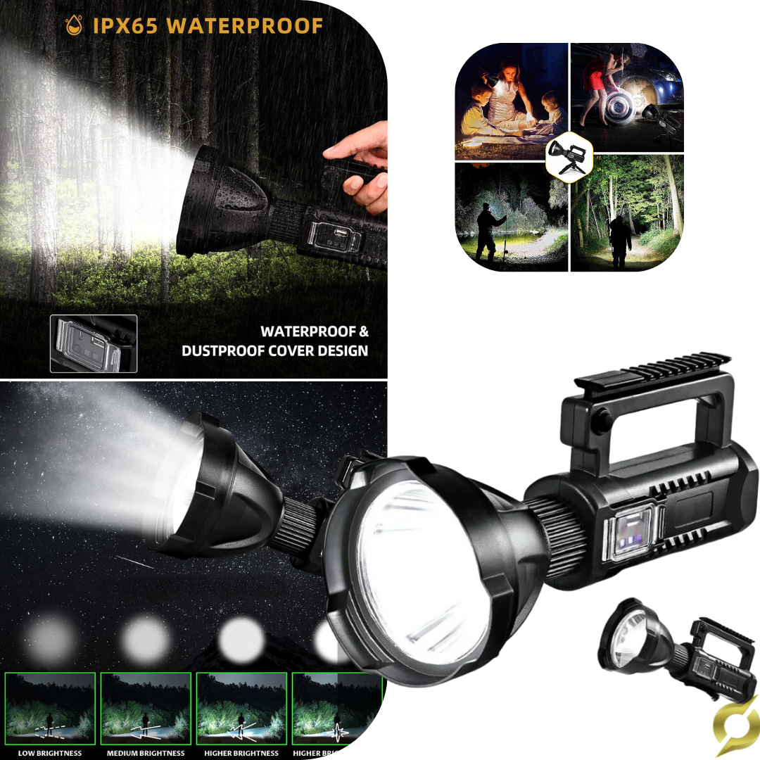 LED P50 szuperfényes zseblámpa