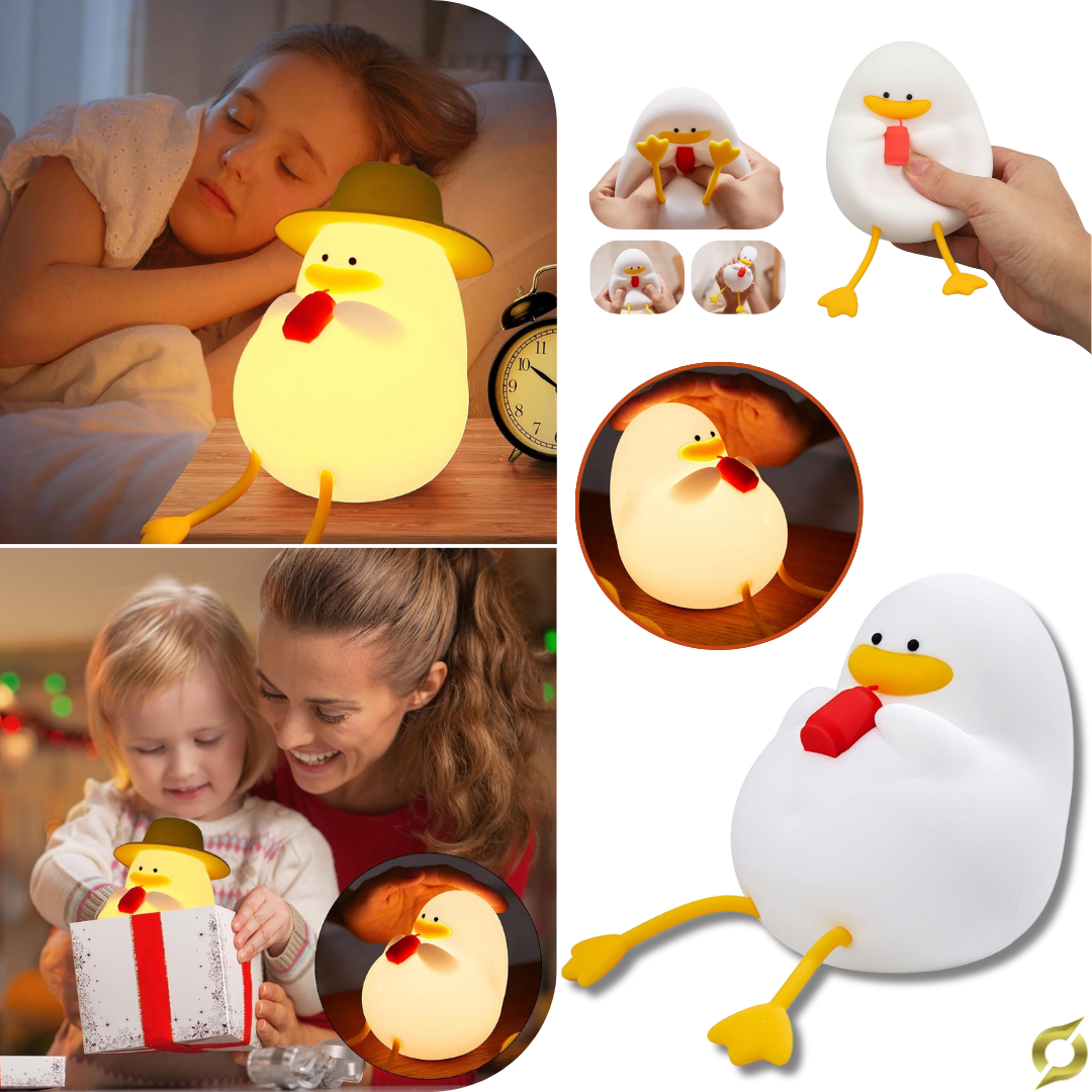 Gyermek LED kacsa éjszakai lámpa