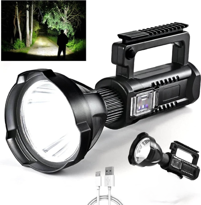 LED P50 szuperfényes zseblámpa